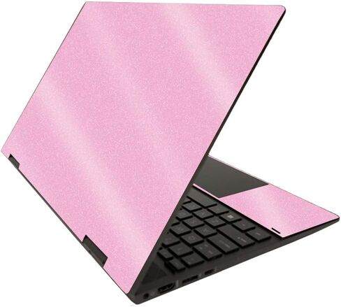 غلاف لامع لامع من MightySkins لجهاز HP Envy x360 15 بوصة (2020) - وردي خالص | لمسة نهائية لامعة واقية ومتينة شديدة اللمعان | سهل التطبيق والإزالة وتغيير الأنماط | صنع في الولايات المتحدة الأمريكية in Kuwait