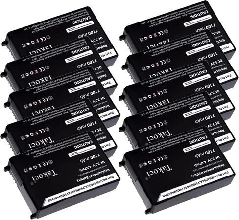 (10 حزمة) بطارية بديلة لموتورولا CLS1100 CLS1410 CLS1450CB CLS1450CH CLS1000 BAT56557 HCLE4159B PMNN4497 1100mAh in Kuwait