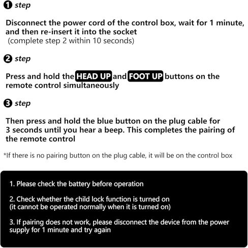NL200U 127780C180169 Bed Remote Control for Lucid L150 Adjustable Bed Base, for Naomi Home Serenity 12811G 12811-02 in Kuwait