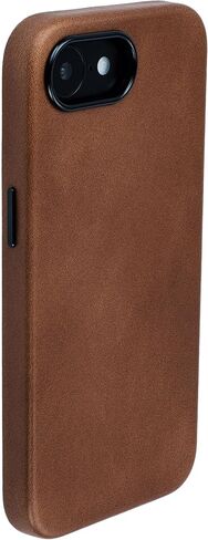 Dockem Genuine Leather Case for iPhone 17e, iPhone 16e, Compatible with MagSafe (MSGL, Brown) in Kuwait