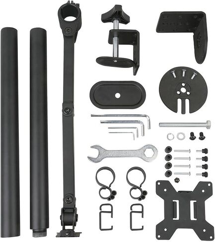 Monitor Desk Mount Monitor Mount Stand Long Single Monitor Desk Mount, 31.4 Inches Height Adjustable Monitor Stand Fits 10 to 27 Inch Screens,Holds Up to 21.8Lbs Computer in Kuwait
