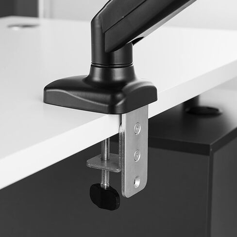 Monitor Desk Mount Monitor Mount Stand Laptop Mount with Gas Spring System, Height/Tilt/Rotation Adjustable Stand with C Clamp Mounting Base Fits 7"- 17" Laptops Computer in Kuwait