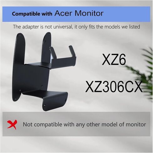 Monitor VESA Adapter for Arm，Compatible for Acer， XZ6 XZ306CX Monitors Wall Mount 75x75 &100x100 in Kuwait