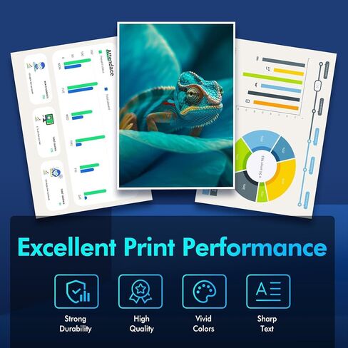 خراطيش حبر aceink 206A Color Laser Jet Pro MFP M283fdw متوافقة مع مجموعة خراطيش الحبر W2110A 206A 206X (مع رقاقة) لحبر الطابعة Color Pro MFP M283cdw M283fdw M283fdn M255dw M255nw in Kuwait