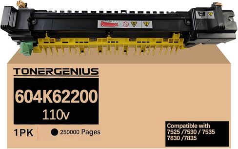 وحدة الصهر 7525 604K62200 متوافقة مع مجموعة وحدة الصهر Xerox WorkCentre 7525، 7530، 7535، 7830، 7835 (110 فولت 250 كيلو) in Kuwait