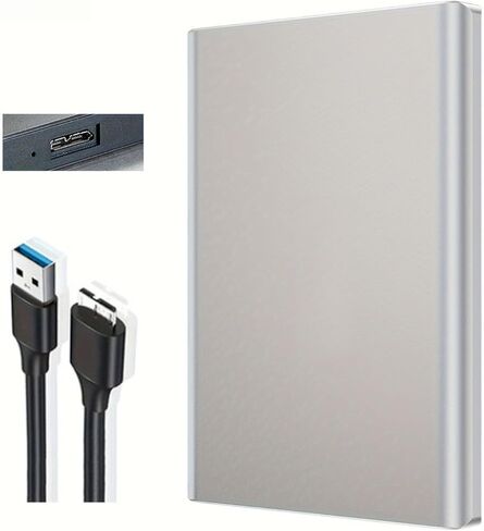 Ultra Slim Portable External SSD, High Speed Data Storage, Large Capacity 4TB for Laptop PC in Kuwait