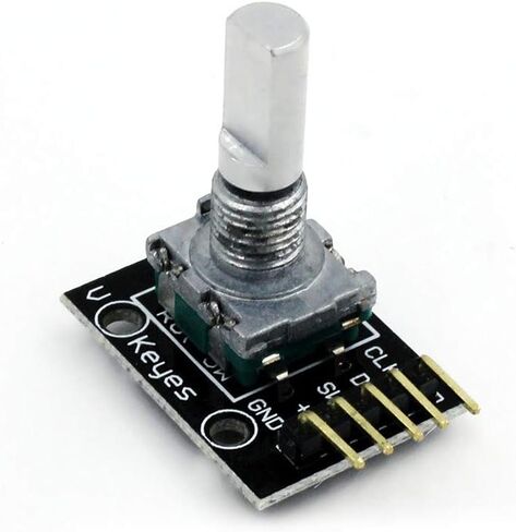 DEVMO 2PCS KY-040 Rotary Encoder Module Brick Sensor Development Board Compatible with Ar-duino Raspberry Pi SMT32 Development Board in Kuwait