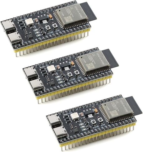 3Pcs ESP32-S3-N16R8 Development Board Wi-Fi + Bluetooth-Compatible 5.0 Dual-Core 32-bit MCU Easy Welding for IoT Projects in Kuwait