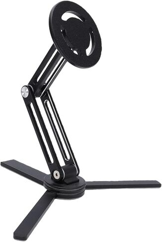 POCREATION Magnetic Phone Stand Magnetic Tablet Stand Cell Phone Holder 360 Degree Rotation Foldable Aluminum Alloy Car Desk Mount with Strong Suction for Mobile Tablet up to in Kuwait