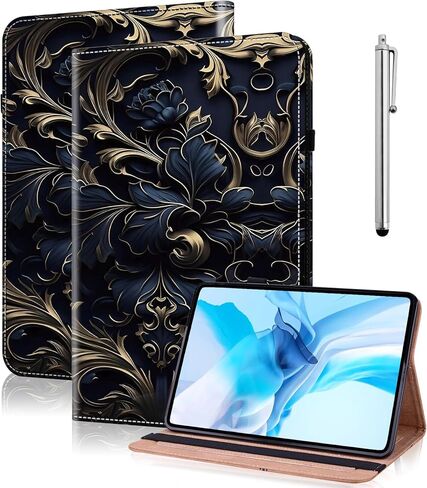 Compatible with iPad Air 11 Inch Case 8th/7th/6th Generation (M4/M3/M2) 2026/2025/2024, for iPad Air 5th/4th Generation Case 10.9 Inch 2022/2020 with Pencil Holder & Card Slots - Watercolor in Kuwait