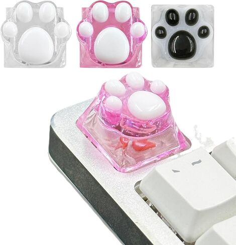 Resin Keycap Translucently Claw Keycap for Mechanical Keyboards Backlights Keycap for Game Computer Keycaps 1PC in Kuwait