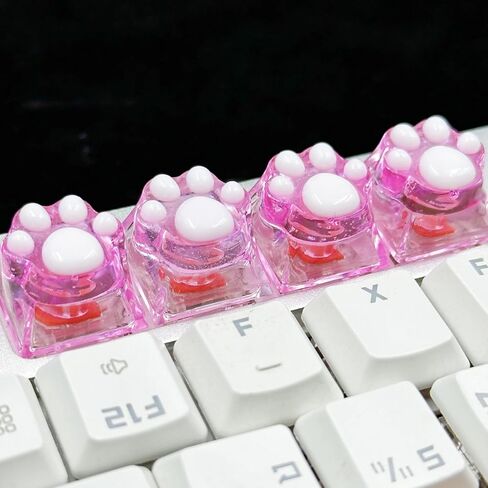 Resin Keycap Translucently Claw Keycap for Mechanical Keyboards Backlights Keycap for Game Computer Keycaps 1PC in Kuwait