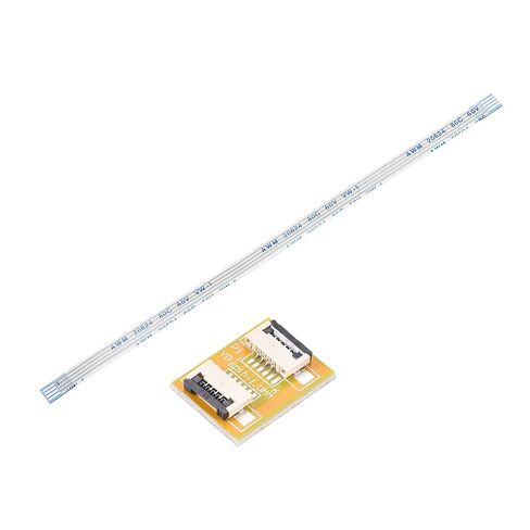 MECCANIXITY FFC FPC 4 Pin 1mm Pitch PCB Extension Connector Board مع 5 Pack 1mm Pitch 150mm مجموعة كابلات مسطحة مرنة (نوع) in Kuwait