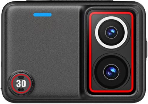 8KDualLensActionCamerawith2.51InchFlipTouchScreen48MP6AxisStabilizationHorizonLevelingforDivingCyclingVloggingSportsEnthusiastsABSMaterial in Kuwait