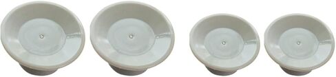 8pcs Universal Anti-Slip Silicone Laptop Risers Set, Round PVC Cushion Elevation Stands for Notebooks and Tablets, Stable Cooling Pads Suitable for Home and Office Use in Kuwait