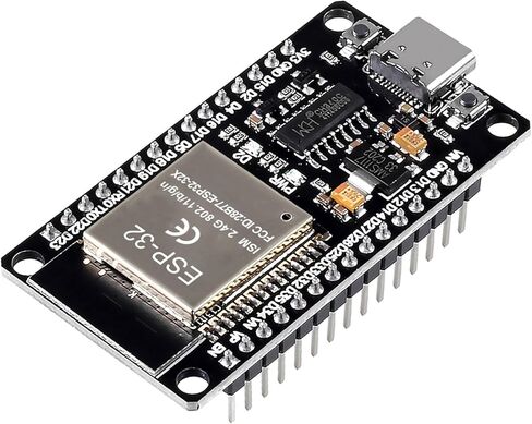2Pcs ESP32 CH340 Type C Development Board integrates Wi-Fi Bluetooth Dual Core USB-C Port Interface 30pin for Easy Connection and Programming in Kuwait