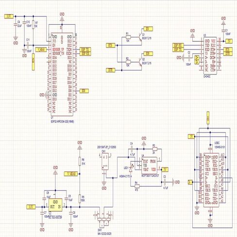 2Pcs ESP32 CH340 Type C Development Board integrates Wi-Fi Bluetooth Dual Core USB-C Port Interface 30pin for Easy Connection and Programming in Kuwait