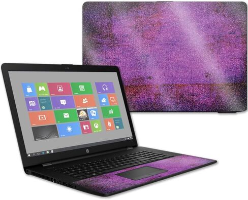 MightySkins Glossy Glitter Skin for HP 17t Laptop 17.3" (2017) - Purple Sky | Protective, Durable High-Gloss Glitter Finish | Easy to Apply, Remove, and Change Styles | Made in The USA in Kuwait