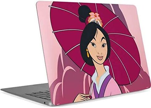 Skinit Decal Laptop Skin Compatible with MacBook Air 13in Retina (2018-2019) - Officially Licensed Disney Mulan Umbrella Design in Kuwait