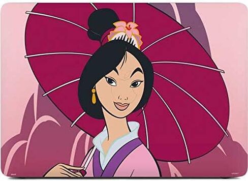 Skinit Decal Laptop Skin Compatible with MacBook Air 13in Retina (2018-2019) - Officially Licensed Disney Mulan Umbrella Design in Kuwait