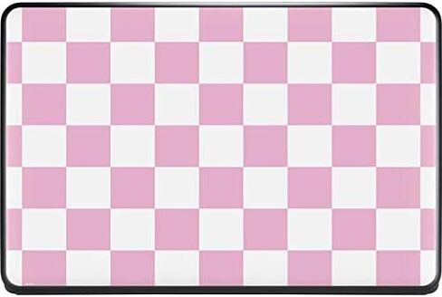 Skinit Decal Laptop Skin Compatible with Google Pixelbook Go - Officially Licensed Originally Designed Pink and White Checkerboard Design in Kuwait