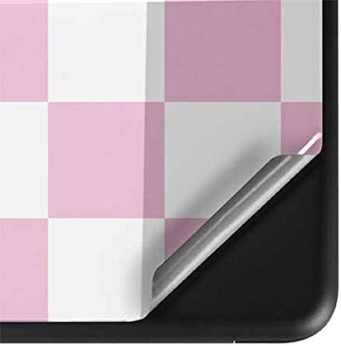 Skinit Decal Laptop Skin Compatible with Google Pixelbook Go - Officially Licensed Originally Designed Pink and White Checkerboard Design in Kuwait