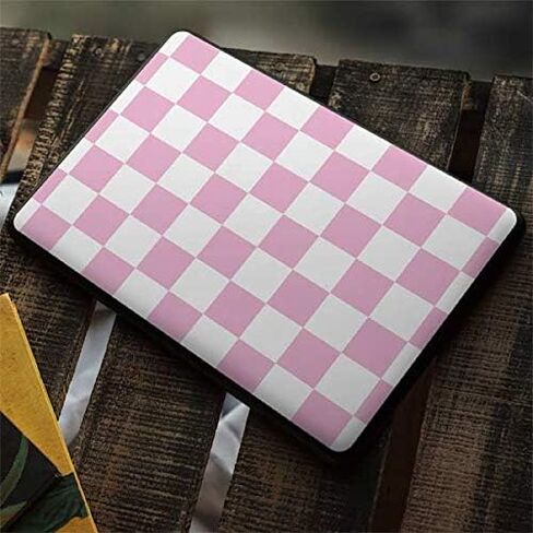 Skinit Decal Laptop Skin Compatible with Google Pixelbook Go - Officially Licensed Originally Designed Pink and White Checkerboard Design in Kuwait