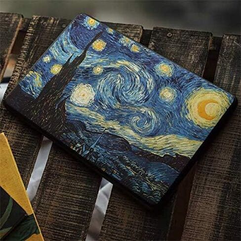 Skinit Decal Laptop Skin Compatible with Google Pixelbook Go - Officially Licensed Bridgeman Art Van Gogh - The Starry Night Design in Kuwait