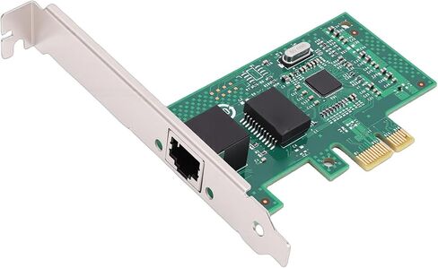 محول خادم جيجابت إيثرنت GOWENIC، بطاقة شبكة PCIE 2.0 X1 مع وحدة تحكم 82580 ومنفذ RJ45 لنظام التشغيل X، يدعم VLAN QoS 10 100 1000Mbps in Kuwait