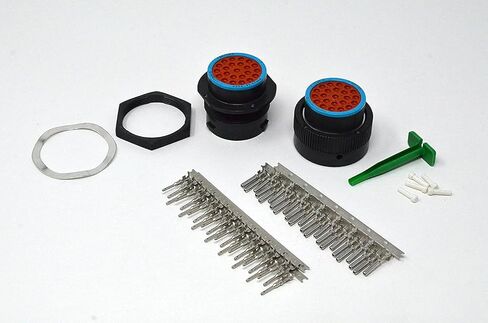 Deutsch HDP20 Bulkhead 23-pin Connector kit, 14-16 AWG Stamped Contacts (Made in USA) in Kuwait
