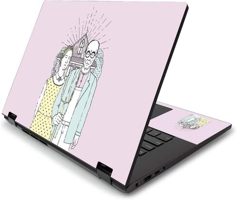 MightySkins Skin لجهاز Lenovo Flex 15 "(2019) - البوب ​​القوطي الأمريكي | غطاء ملتف من الفينيل واقٍ ومتين وفريد ​​من نوعه | سهل التطبيق والإزالة وتغيير الأنماط | صنع في الولايات المتحدة الأمريكية in Kuwait