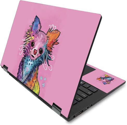 غلاف MightySkins لجهاز Lenovo Flex 14 بوصة (2019 بدون ماسح ضوئي لبصمات الأصابع) - قوس قزح تشيهواهوا | غلاف لاصق من الفينيل واقٍ ومتين وفريد ​​من نوعه | سهل التطبيق والإزالة وتغيير الأنماط | صنع في الولايات المتحدة الأمريكية in Kuwait