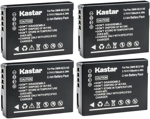 Kastar 2-Pack DMW-BCG10 Battery Replacement for Panasonic DMW-BCG10 DMW-BCG10E DMW-BCG10GK DMW-BCG10PP Battery, Panasonic Panasonic DE-A65 DE-A66 Charger in Saudi Arabia