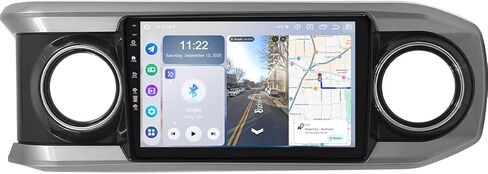 وحدة رأس Roadanvi X14 6G+128G لسيارة Toyota Tacoma 2016-2022 اللاسلكية Apple Carplay & Android Auto، شاشة ستيريو سيارة تعمل باللمس 10.2 بوصة، بلوتوث 5.2 ملاحة GPS، 4G LTE، 5G WiFi، راديو DTS in Kuwait