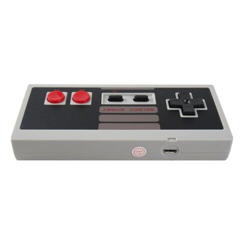 LO MERECES وحدة تحكم لاسلكية غمبد لـ FC/NES NS نينتندو الإصدار الكلاسيكي وحدة تحكم ألعاب صغيرة ملحق مع كابل شحن USB in Kuwait