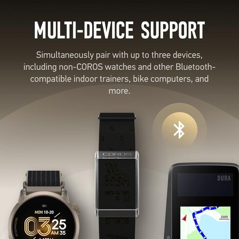 COROS Heart Rate Monitor, Auto-wear Detection in Kuwait