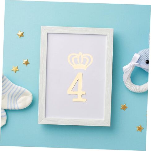 PRETYZOOM Monthly Cards Wooden Set Baby Photography Props 28 Pieces Baby Growth Signs for and Announcements in Kuwait