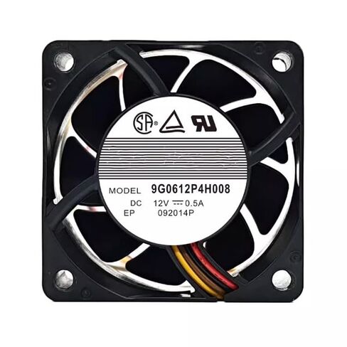 9G0612P4H008 DC 12V 0.50A 60x60x25mm مروحة تبريد 4 أسلاك in Kuwait
