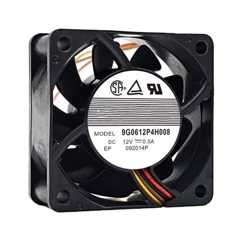 9G0612P4H008 DC 12V 0.50A 60x60x25mm مروحة تبريد 4 أسلاك in Kuwait