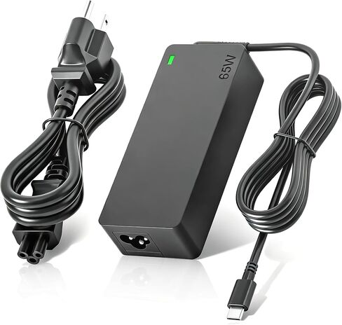 شاحن USB من النوع C بقدرة 65 وات متوافق مع الكمبيوتر المحمول Acemagic AX16 AX15 المتوافق مع Nimo N171 N171S N151 N152 N153 N154 N151S 17.3 بوصة 15.6 بوصة سلك إمداد الطاقة للكمبيوتر المحمول in Kuwait