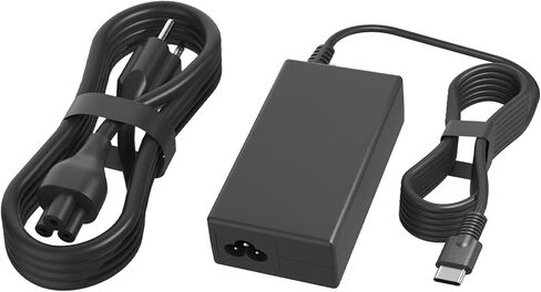 65W 45W USB C Laptop Charger Compatible with HP Probook 440 640, EliteBook 850 G8, Spectre X360 13 & Envy Chromebook Type C Fast Charging Power AC Adapter in Kuwait