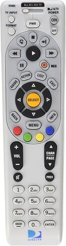 جهاز تحكم عن بعد DIRECTV Rc66X Ir - 4 أجهزة عالمية قابلة للبرمجة لـ H24 H25 Hr24 مع Xmp (+ جميع Irs)، البطاريات، الملصقات in Kuwait