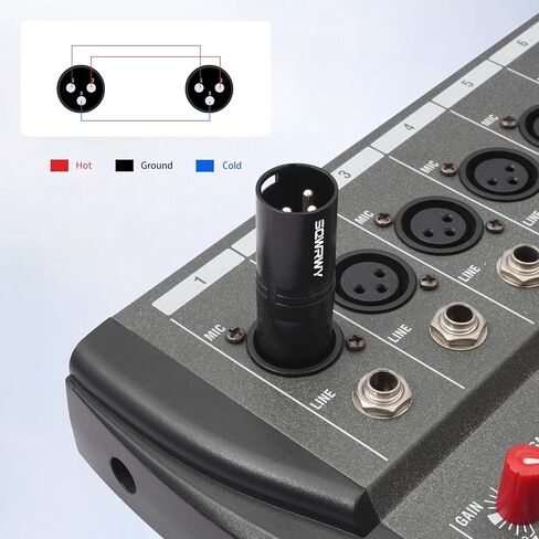 2-Pack 3Pin XLR Male to Male Adapter, Zinc Alloy Shell Balanced Audio Coupler, Secure Lock for Microphone & Cable Connection, Professional 3-Pin Connector in Kuwait