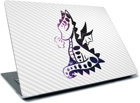 MightySkins Carbon Fiber Skin for Microsoft Surface Laptop 3 13.5" (2019) - Good Morning Sloth,Textured Carbon Fiber Finish,Easy to Apply, Remove, and Change Styles, in Kuwait