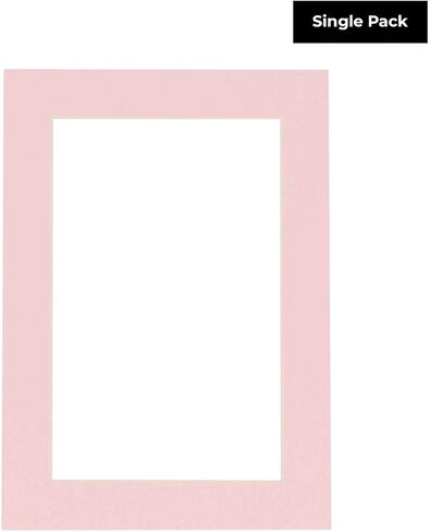 ملصق Palooza مقاس 20 × 24 مقصوص بشكل مشطوف للصور مقاس 17 × 20 - لوح غير لامع وردي ناعم خالٍ من الأحماض - للصور والصور والتأطير - سمك 4 طبقات in Kuwait