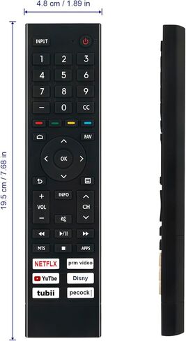 استبدال جهاز التحكم عن بعد للتلفزيون المتوافق مع Hisense 4K UHD Android Smart TV 65U6G 75U6G 70A6G 50U68G 75A6G 43A6G 50A6G 55A6G 60A6G 65A6G 55U6G 50U6G 55U68G 65U68G 75U68G 43A6GQ 50A6GQ 55A6GQ 60A6GQ in Kuwait