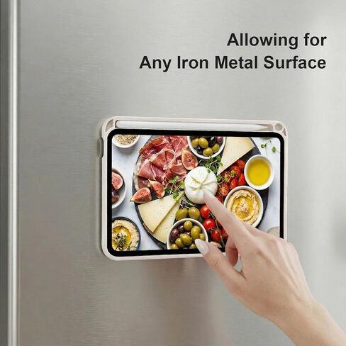 حافظة لجهاز iPad mini 7 A17 Pro، iPad mini 7/6 Gen. 8.3 بوصة 2024/2021، غطاء مغناطيسي قابل للإزالة والفصل مع حامل أقلام، حامل رأسي قابل للتعديل، زوايا متعددة الطي ثلاثي، قهوة الشوفان + أبيض in Kuwait