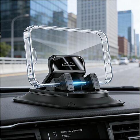 360° Rotatable Car Phone Holder,Non-Slip Car Dashboard Phone Holder for Best Navigation and Viewing,Universal Phones Holders for Cars Dashboard Horizontal and Vertical Place in Kuwait