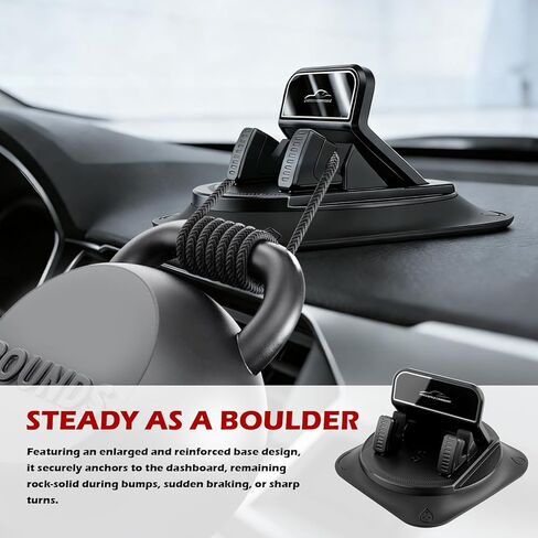 360° Rotatable Car Phone Holder,Non-Slip Car Dashboard Phone Holder for Best Navigation and Viewing,Universal Phones Holders for Cars Dashboard Horizontal and Vertical Place in Kuwait