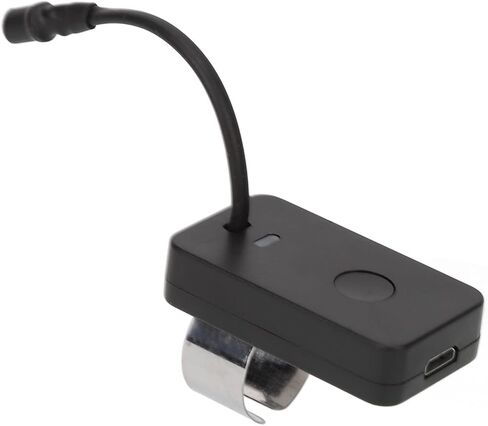 مصباح إبهام الأذن قابل لإعادة الشحن من Aramox USB خفيف الوزن ومريح أداة تنظيف الأذن ضوء أبيض لجميع الأعمار من سبائك البلاستيك (أسود) in Kuwait